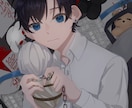 夢絵、アイコンイラストなどなんでも製作いたします 暗くて可愛い雰囲気のイラスト製作いたします！ イメージ1