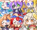 かわいいミニキャラクターの制作をいたします 動画配信やグッズ、SNSアイコンなど イメージ1