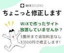 サイトを少し変えたい方におすすめします 3箇所まで追加なし！WiXサイトのちょこっと修正いたします イメージ1