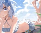 目を引くキラキラかわいいイラストを制作します 実績作りのため特急納品いたしますのでぜひご相談ください！ イメージ6