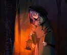 世界観感じる一枚絵を描きます 貴方の世界観を一枚に。オリジナルキャラ、創作、動画サムネなど イメージ9