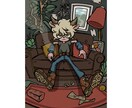 ちょっとヤンチャでポップなイラスト描きます テレビイラストも描くイラストレーターが個性的な絵を作成！ イメージ8