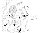 ファッショナブルでスタイリッシュなペン画描きます ファッション雑誌のようなスタイリッシュなペンイラスト！ イメージ4