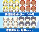 印象に残るイラスト作成します SNSやプレゼントに最適！表情差6点は無料です！ イメージ3