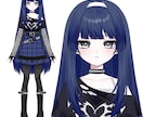 Vtuberキャラデザ～モデリング全て制作します キャラデザ・イラストのみ、配信画面、三面図等のご依頼も可能。 イメージ4