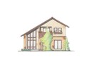 手描きで住宅・店舗などの外観図を描き起こします Webや紙媒体、記念品として可愛らしい外観を手描きします イメージ2