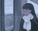 空気感の伝わる背景ありの一枚絵をお描きします 静かな雰囲気や光のきれいなイラストが得意です！ イメージ6
