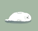 やさしいイラスト描きます。ゆるいかわいい絵にします ☆お気軽に☆ほっこり心があったまる絵を提供！絵が描きたい！！ イメージ3