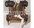 自然な仕草のキャラクター立ち絵を制作します TRPG／配信用サムネイルなどに使用できるイラストを描きます イメージ3