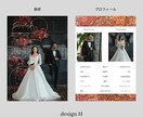 Semi　プロフィールブックを作成します 《design H》ミュシャの絵画を贅沢に使った一冊！ イメージ5