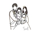 素敵な結婚式のお手伝いをします ウェディングイラスト 似顔絵 ウェルカムボード イメージ10