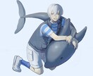 2人組まで追加料金なし！雰囲気あるイラスト描きます 薄暗い、儚い空気感のあるイラストが得意です。漫画も描けます。 イメージ1