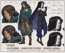 厚塗りイラストのアイコン＆立ち絵を提供します SNSアイコン/TRPG/IRIAM/ゲームの立ち絵など！ イメージ3