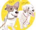 貴方の思い出をイラスト化します お写真をトレースし着色。雰囲気の柔らかいアイコンを作成します イメージ6