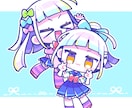 ビビット/パステルなイラストを描きます 等身大/デフォルメでSNSアイコンなど！ イメージ4