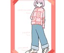 コーディネートイラストを描きます キャラに似合いそうな服や、あなたの服装をイラスト化します! イメージ2