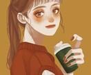SNSのアイコン用のイラストや似顔絵を描きます 厚塗りやシンプルなものなど色々な絵柄に対応してます！ イメージ1