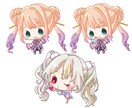 可愛いデフォルメイラストキャラ描きます アイコン、配信、動画等や商用可能なのでグッズにも！ イメージ8