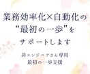 業務効率化×自動化の“最初の一歩”をサポートします 【1週間チャットし放題】非エンジニアさん専用・最初の一歩支援 イメージ1