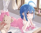 生き生きとした表情の可愛いイラストお届けします IRIAM用立ち絵や一枚絵などを作成します！ イメージ7