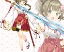 企業クオリティのイラスト制作します Vtuber、キービジュアル、ゲーム、TRPGなどの立ち絵に イメージ4
