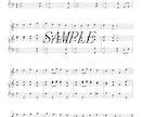 手書きの楽譜をPCソフトで浄書します 楽譜をきれいに清書したい方にオススメです イメージ3