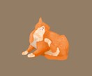 柔らかいイラストを描きます オリジナルキャラから動物、人まで イメージ5