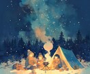 キーワードから作詞・作曲を行います 生成AIを用いて作業を行います。イラストも作成できます。 イメージ9