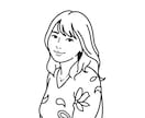 シンプルでおしゃれな似顔絵イラストを作成します SNSアイコンやプロフィールに使いやすい似顔絵をつくります イメージ1