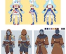 個性的なキャラクターの制作とドット絵の依頼承ります 人間からモンスターまで！全身絵はもちろん背中や表情なども イメージ6