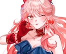 きゅるきゅるなアイコンイラストお描きします 目元の描写を活かした可愛いアイコン制作させてください！ イメージ3