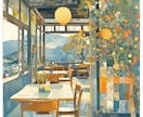 温かみのある世界観の自然な風景画を作成いたします ●コミックや本の表紙、ゲームの幻想的な背景、動画用など！ イメージ1