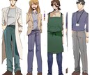 TRPGの立ち絵作成承ります 表情にこだわって描きます。人物設定など是非お聞かせください！ イメージ1