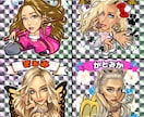 大好評‼️ビックリマン風似顔絵作成致します 【ギャル雑誌egg、Nutsのノベルティにもなってます！】 イメージ6