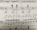 ドレミ音名　楽譜に記入します シンプル受注　カタカナ　記号付き(♭♯)  格安受付 イメージ1