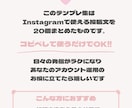 インスタ投稿分テンプレ20個作ります 美容系インスタ投稿文テンプレ20個＋Canvaテンプレ3枚付 イメージ2