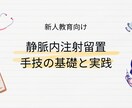 看護師静脈内注射留置マニュアル管理シートあります 看護師|新人教育|完成済みスライド資料|実施管理シート付き イメージ2