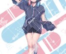 アイコン、立ち絵、1枚絵等作成します キラキラで透明感のあるイラストに仕上げます イメージ3