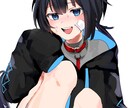 可愛らしい女の子の絵を描きます 輝いているような絵を描きます!! イメージ2