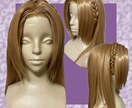 コスプレ用、普段使い用ウィッグ制作します キャラクターに近い仕上がりでウィッグ制作致します イメージ2