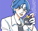 シンプルなアイコンイラスト作成いたします SNS、ブログ、名刺などにお使いいただけます イメージ7