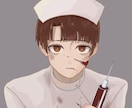 SNSなどに利用するアイコンをお描きします オリジナル、版権など。背景無地からイラスト有りまでご希望可◎ イメージ4
