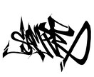 グラフィティ 、ストリートアート描きます ワイルドなスタイルで英語を崩して描きます。 イメージ1