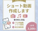 丸投げOK！ショート動画を安さ重視で編集します 〜YouTube shorts・TikTok・リール対応〜 イメージ1