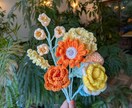 お花の編み物レッスン｜可愛いモチーフ教えます 初心者でも安心！花モチーフ1つから丁寧に編み方をお教えします イメージ2