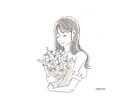 シンプルで大人可愛いアイコン描きます 超簡単依頼♪写真を1枚送るだけ！最短1日で納品も可能◎ イメージ5