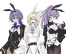 キャラを引き立てる魅力的なイラスト描きます SNSアイコン等にご活用ください。淡麗なテイストが得意です イメージ5