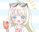 ゆるふわ可愛いイラストアイコンを制作します SNSアイコンやグッズに！商用利用もOKです！ イメージ3