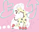 物に命を宿してゆるくて癖のあるイラスト描きます SNSアイコンやオリキャラ、大切なペットとの思い出に*´`* イメージ4