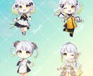 商用可！SDキャラクター制作できます ポップでかわいいSD・デフォルメイラストを制作します！ イメージ2